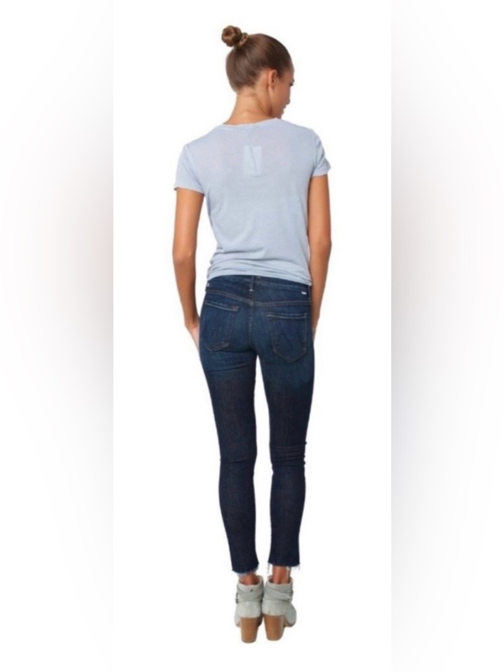 NWOT MOTHER - Looker Ankle Fray, size 25